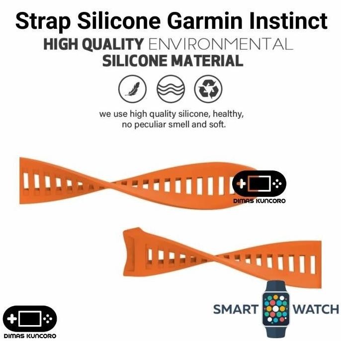 Ori - Strap Silicone Garmin Instinct Rubber Arei Claudius - Tali Jam Outdoor Sporty