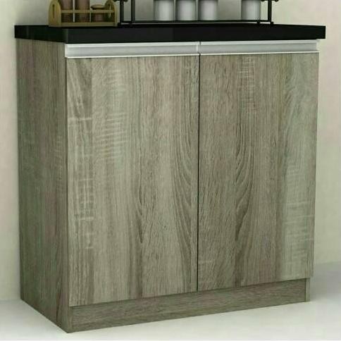 Lemari Dapur Bawah 2 Pintu Modern Minimalis