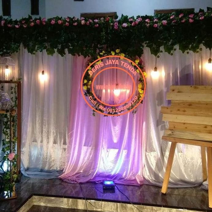 ready Backdrop ultah dan aqiqah 3x3
