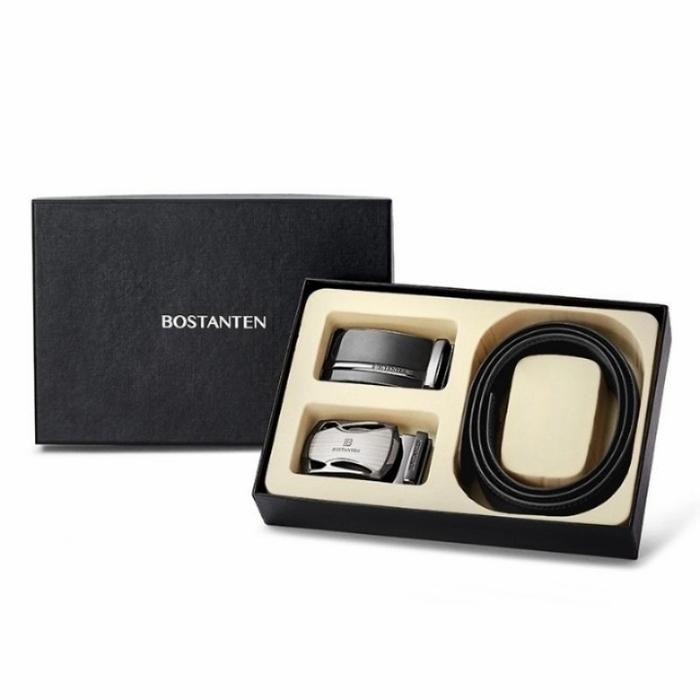 AB Bostanten Original Ikat Pinggang Pria Kulit Asli Premium Produk