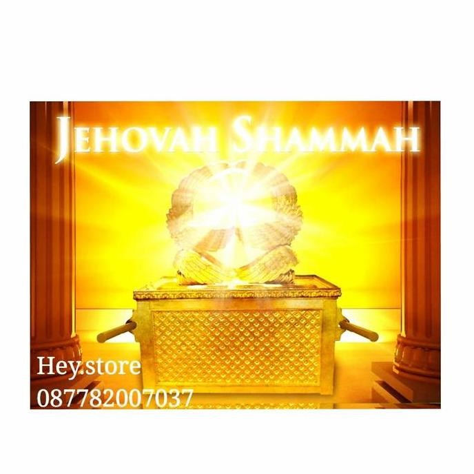 ready Banner Jehovah Shammah medium pake tiang