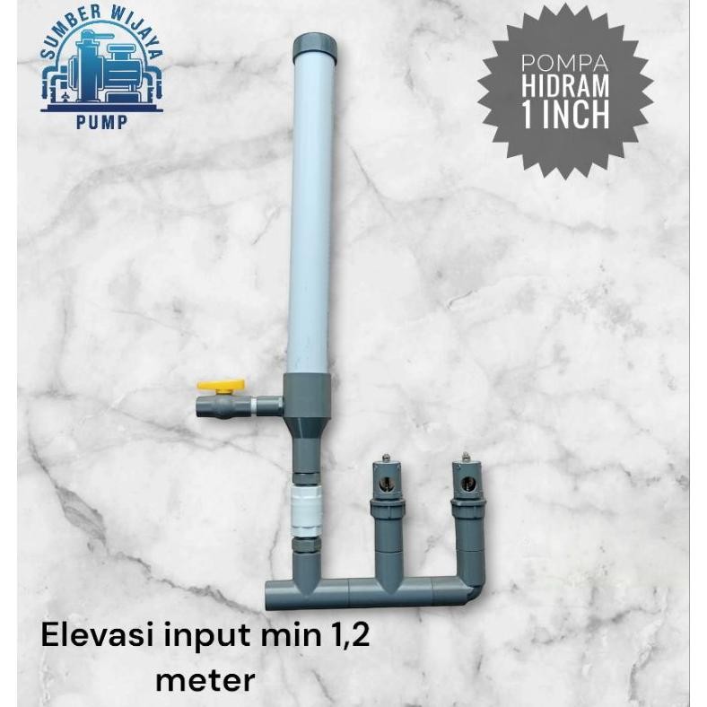 Terlaris Pompa Hidram 1 Inch Double Klep Tanpa Listrik