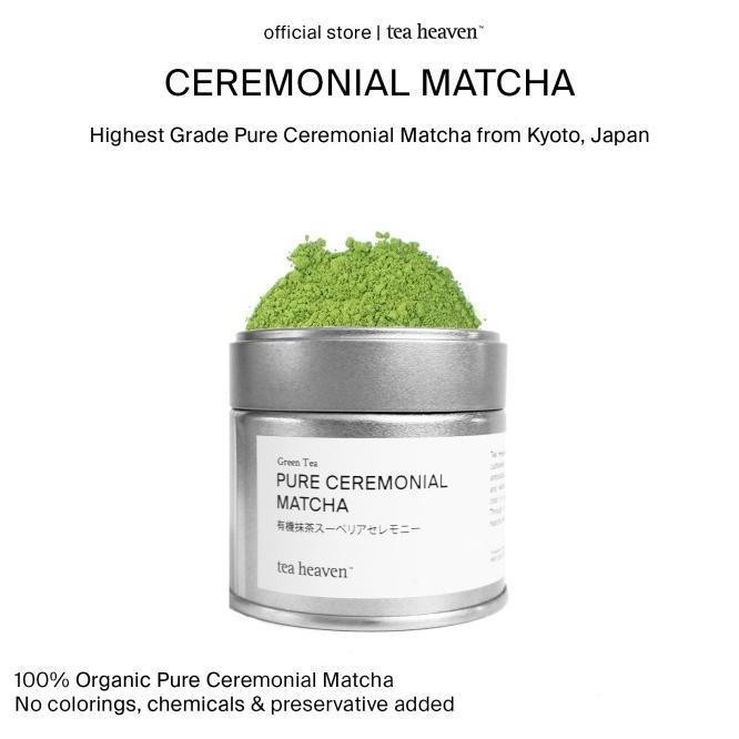 

Terlaris Matcha Ceremonial Organik Pure Green Tea Powder Teh Hijau Bubuk Jepang Ready Stok