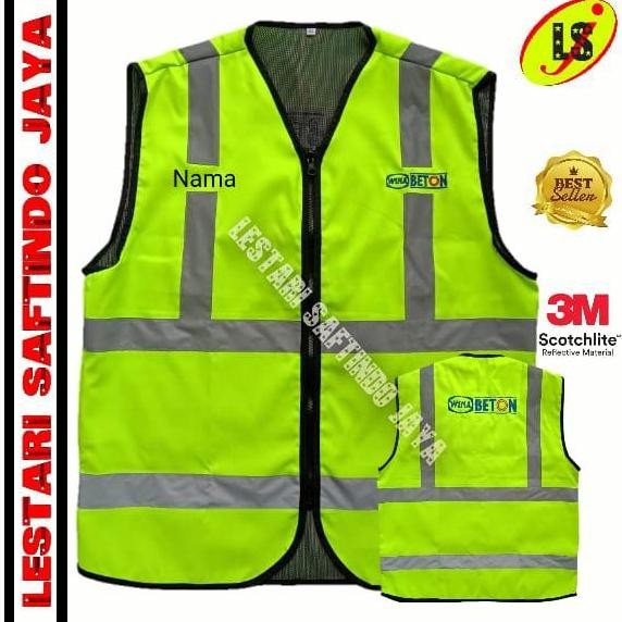 SAFETY VEST WIKA BETON / ROMPI SAFETY WATERPROOF REFLEKTOR 3M BORDIR