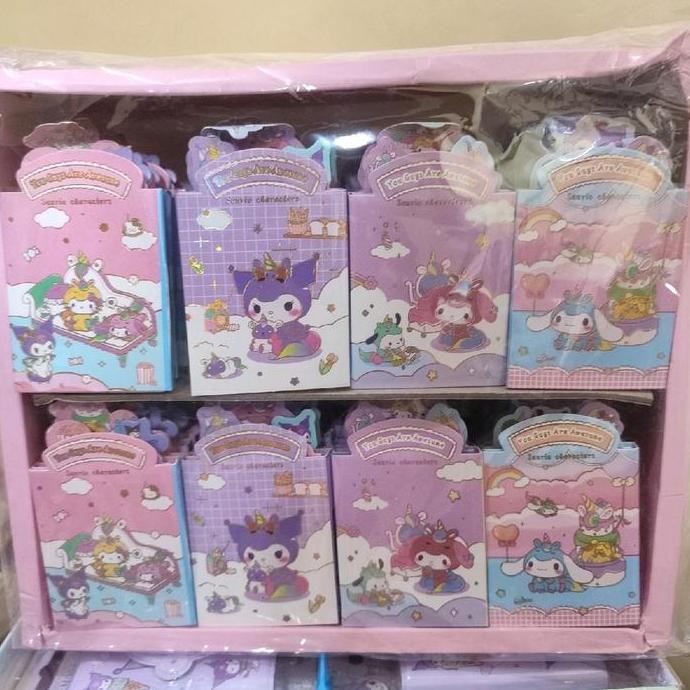 

1 box notebook sticky note sanrio terbaru SS