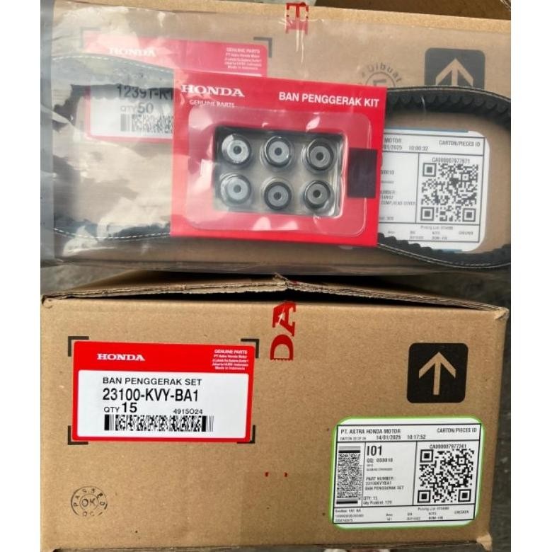 vanbelt assy beat karbu KVY scoopy karbu spacy karbu original ahm