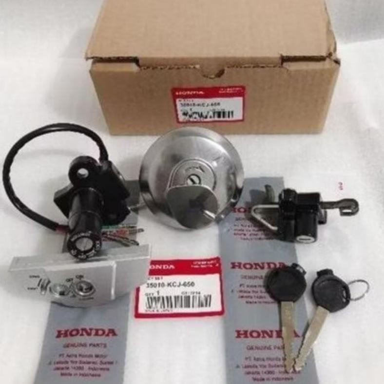 KUNCI KONTAK TIGER REVO TIGER NEW ASLI KCJ LENGKAP PLUS TUTUP TANGKI