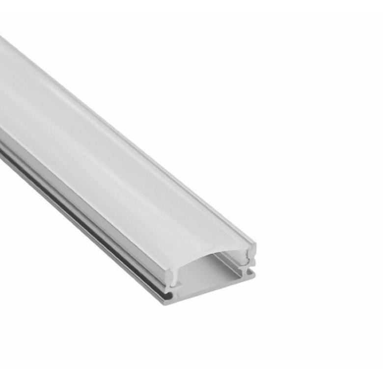 Dudukan Kap Led Strip 2 Meter Per Batang Aluminium Acrylic Cover Susu DiM