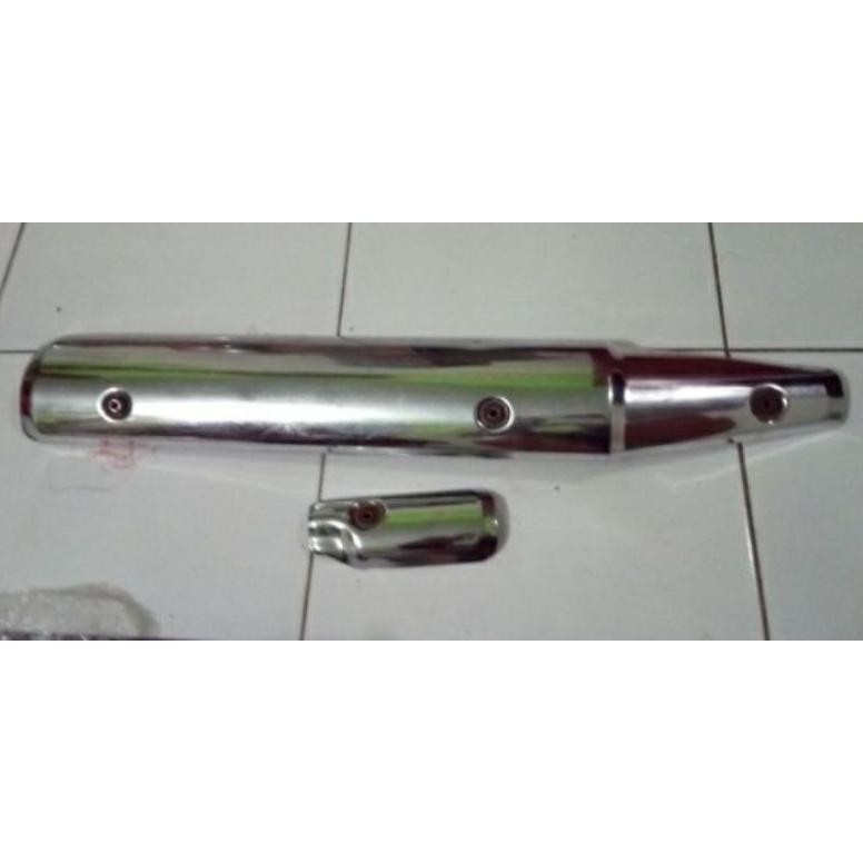 cover tutup knalpot set honda megapro advance megapro primus original