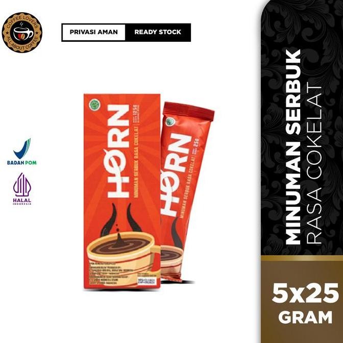 

HORN by Dr. Boyke Cokelat 1 Box - Minuman Coklat Serbuk Penambah Stamina Cokelat Horn BPOM