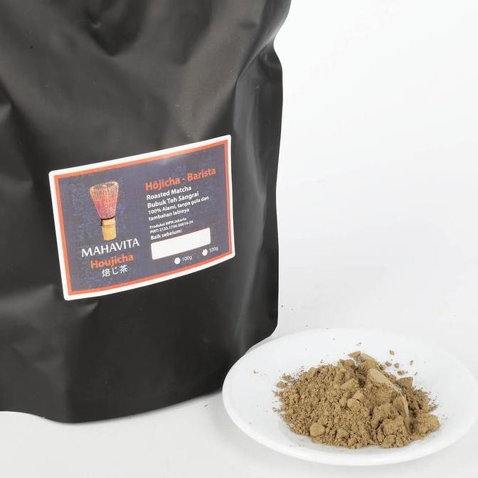 

Terlaris Mahavita Hojicha Roasted Matcha Bubuk Teh Sangrai Murni Ready Stok