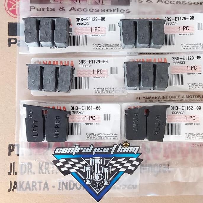 New Karet Damper Head RX King RXS YT115 - Peredam Depan Original Yamaha 3HB-E1161-00 / 3HB-E1162-00 