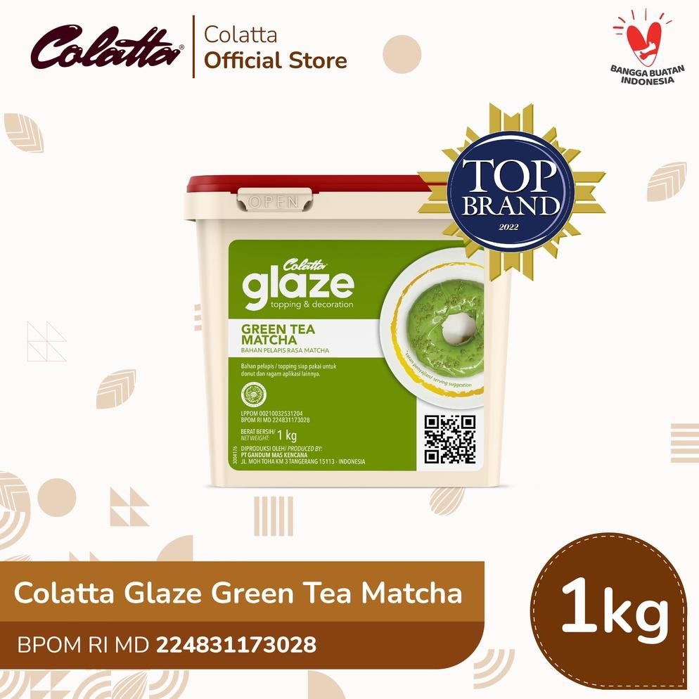 

Bisa Cod Colatta Glaze Green Tea - Bahan Pelapis Rasa Green Tea 1Kg Eag-124