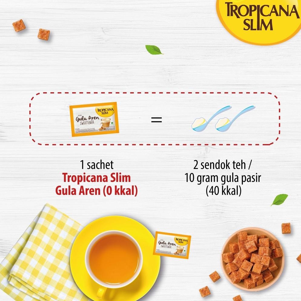 

Salt Tropicana Slim Sweetener Gula Aren 50 Sachet - Pemanis Untuk Bantu Batasi Gula Al-116