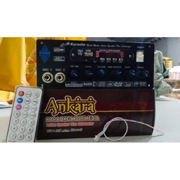 Kit Aktif Speaker Echo MP3 Bluetooth Hitam Ankara DiM