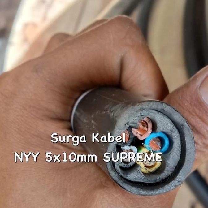 Nyy 5X10Mm Supreme/ Kabel Tufur/ Kabel Power 5 X 10/ Kabel Kawat