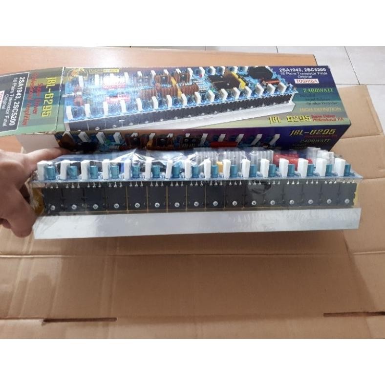 SUPER DRIVER POWER PROFESSIONAL AMPLIFIER SUBWOOFER JBL-6295 TR FINAL TOSHIBA DiM