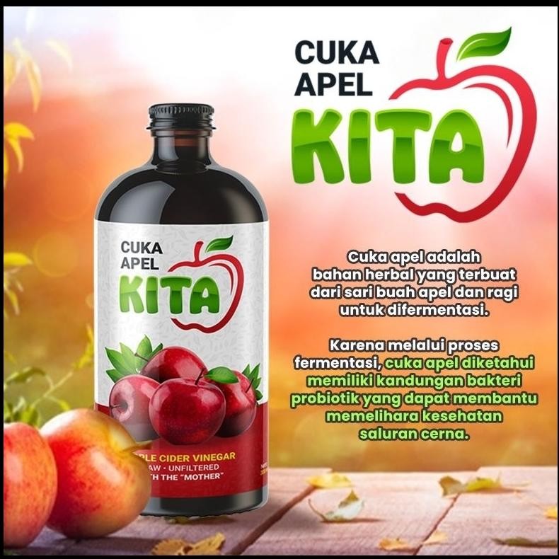 

Salt Cuka Apel Kita 300Ml Multi Khasiat - Menurunkan Gula Darah , Asam Lambung Dll N