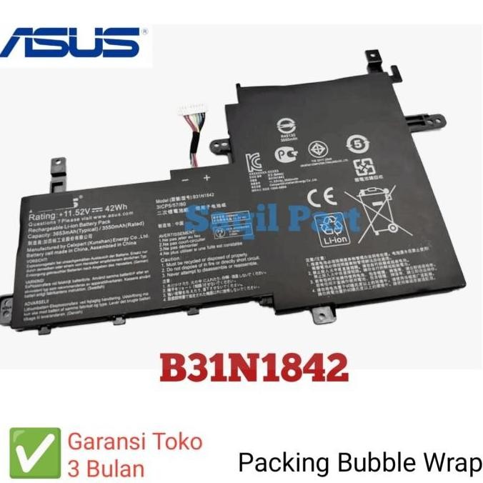Diskon Baterai Laptop Asus Vivobook S15 S531Fa X513Ea B31N1842 Original