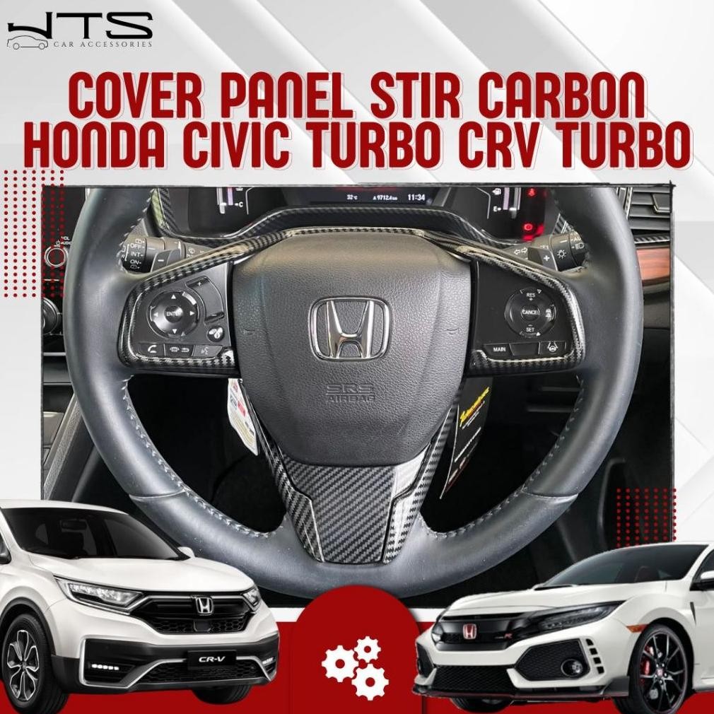 Cover Panel Stir Carbon Honda Civic Turbo & CRV Turbo