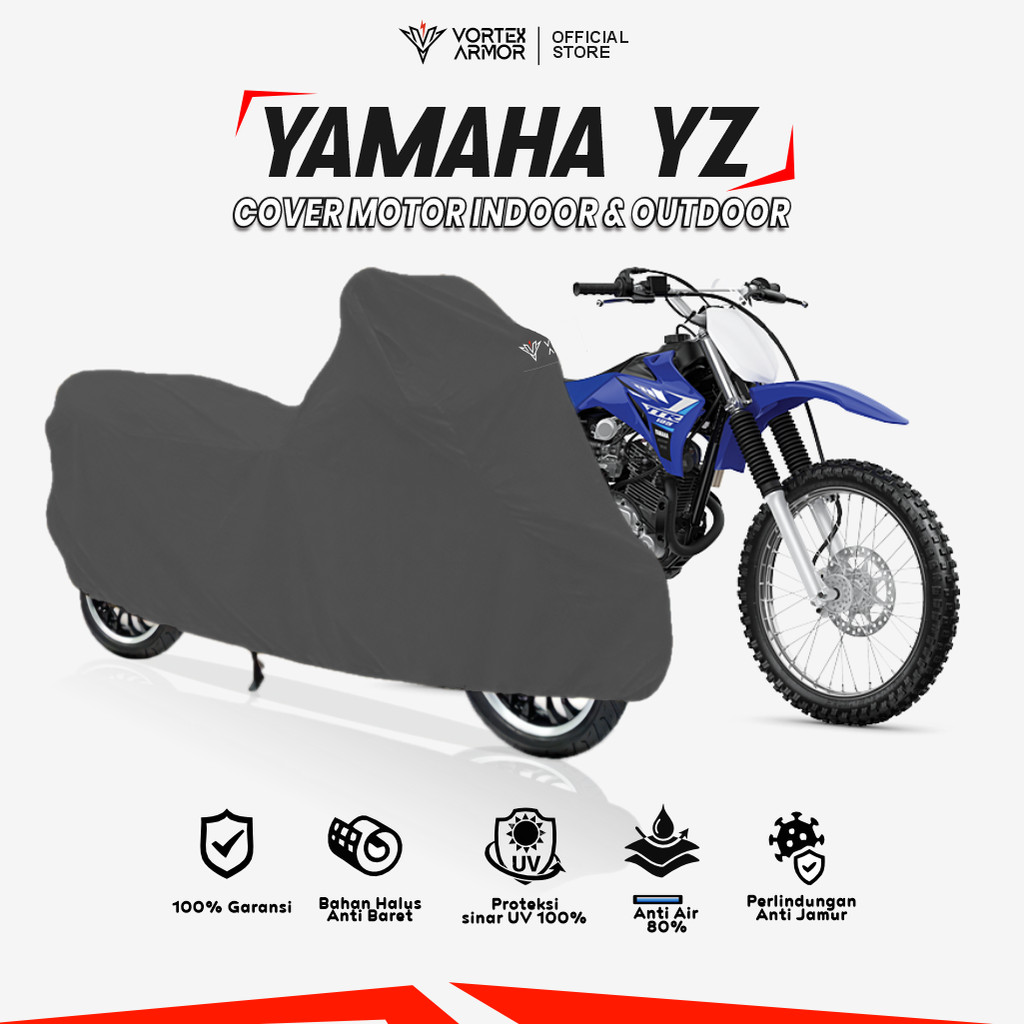 Cover Motor Yamaha YZ All Type / Sarung Motor Yamaha YZ 125 250 450 / Tutup YZ