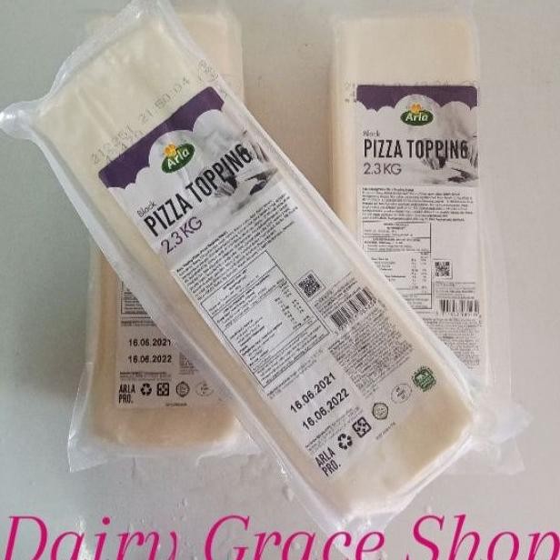 

Keju Mozzarella Arla Pizza Topping 2.3Kg Mozarella Arla 23Kg