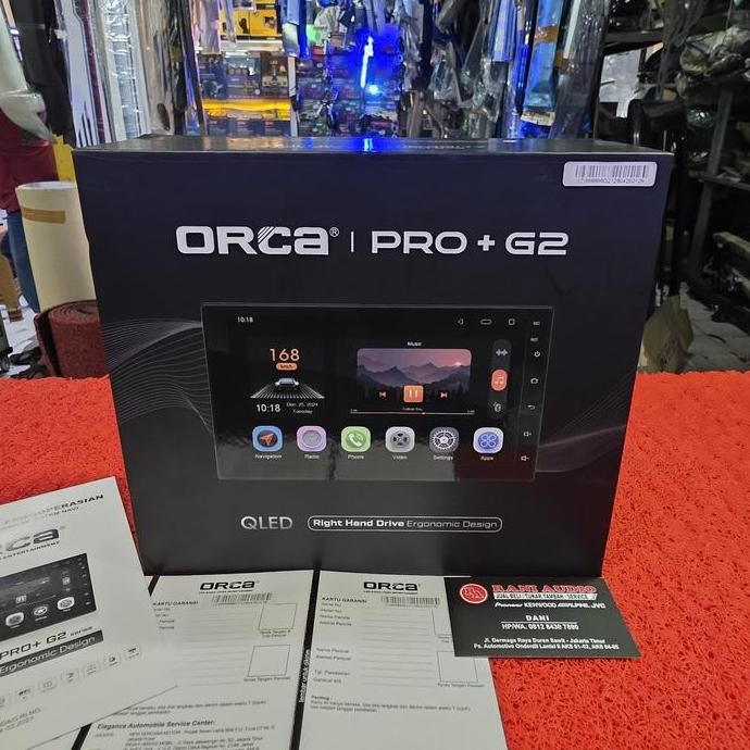 New Head Unit Android ORCA QLED PRO+ G2 Series 7 Inch RAM 4GB 64GB | Double Din Mobil