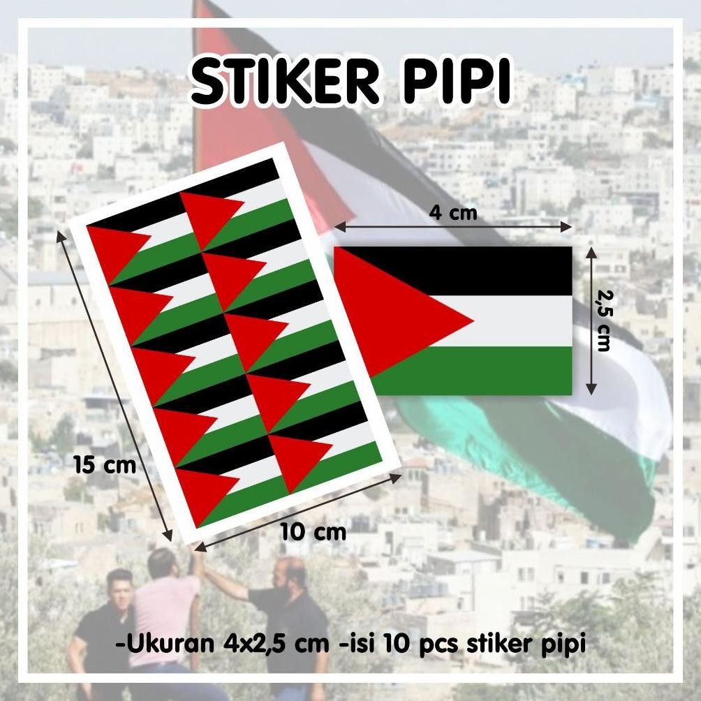 

Be09 Tempelan Pipi Palestine- Sticker Pipi Palestina - Sticker Palestine Pipi