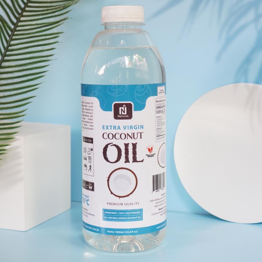 

Cod Naturist Vco 1000Ml Minyak Kelapa Murni Virgin Coconut Oil Premium Coconut Oil Asli 100% - 1L Ng-65