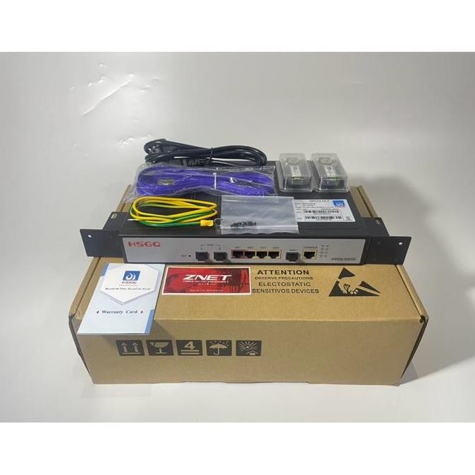 Olt Hsgq 2 Port Gpon Mini Olt G02Id Include Sfp 7Db New Stok