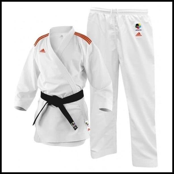 Baju Seragam Pakaian Karate Gi Adidas Adizero Red Stripe