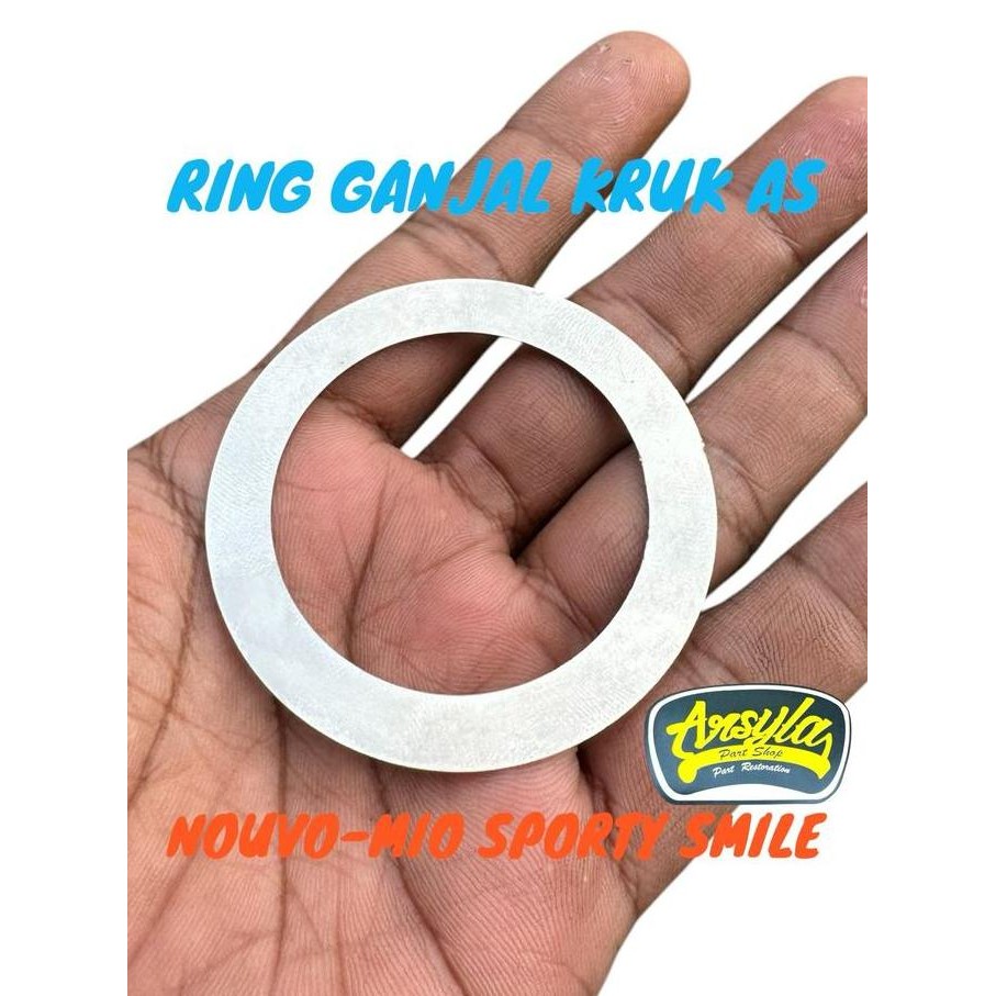 Produk Baru!! Ring Ganjal Kruk As Mio Sporty Smile Soul Karbu Nouvo Custom Racing