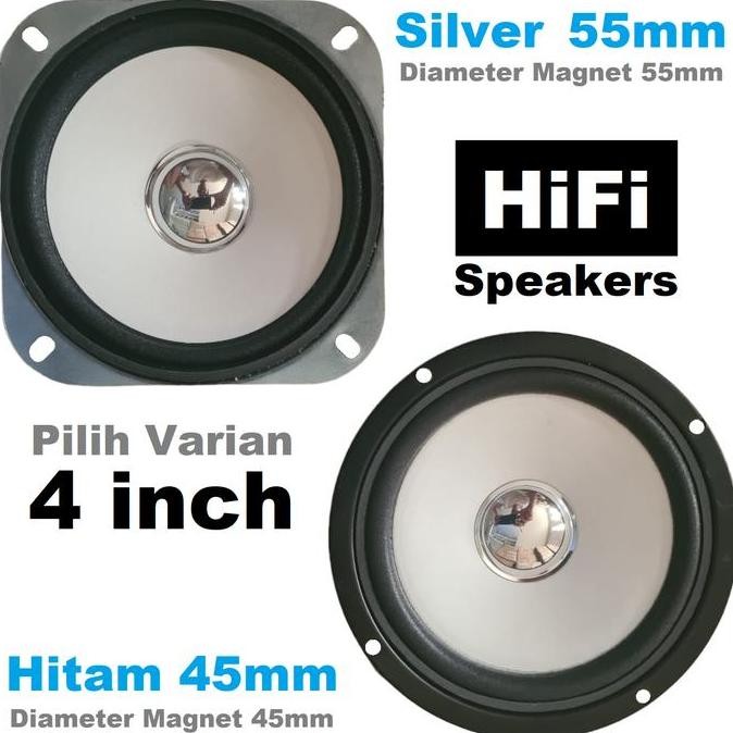 WOOFER 4 INCH HIFI BASS VOCAL FOR AMPLIFIER PAM8403 BLUETOOTH SPEAKER