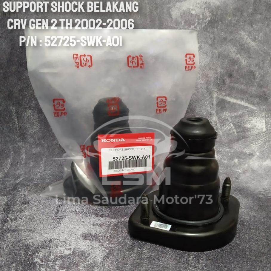Support Shock Karet Support Shock Belakang CRV Gen2 Crv Gen 2 2002-2006 Stream 1Pc Original