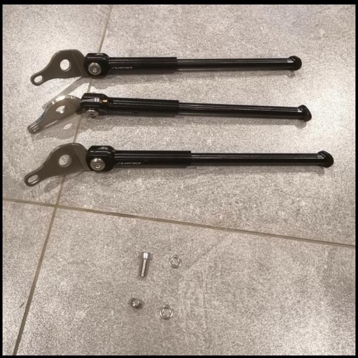 Kickstand standar sepeda SILVEROCK black for Seli Bromp 3sixty