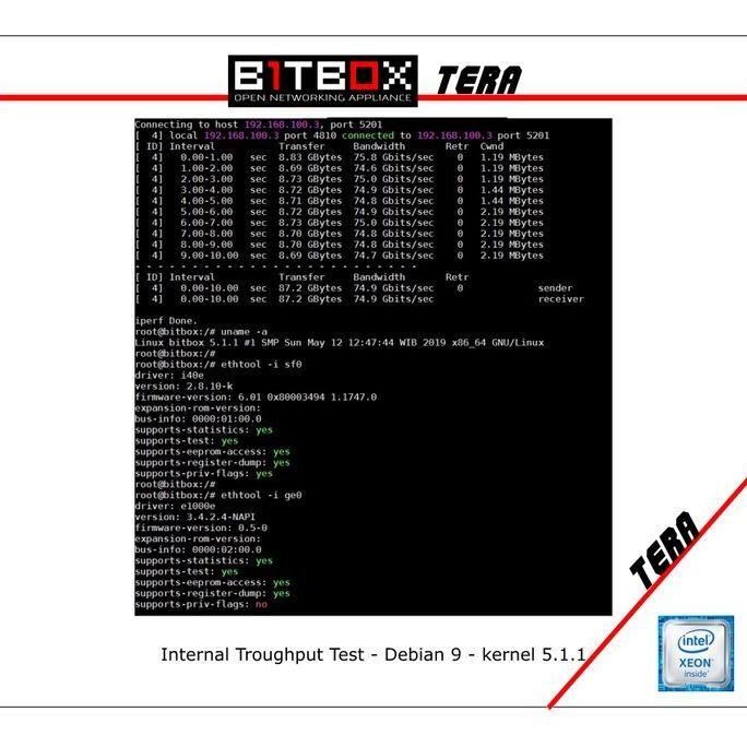Bitbox Tera V5 E1200V5-6G-4S+ Server - Firewall - Router New Stok