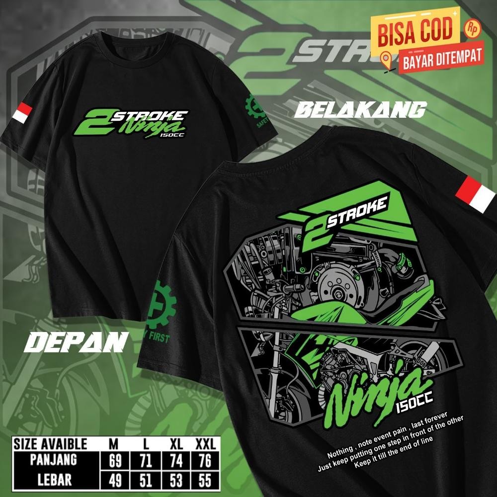 Promo Kaos Motor Kawasaki Ninja 2 Stroke