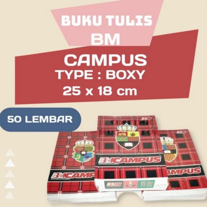 

Buku Tulis Bmc Campus Isi 50 Lembar 1Pak10Buku