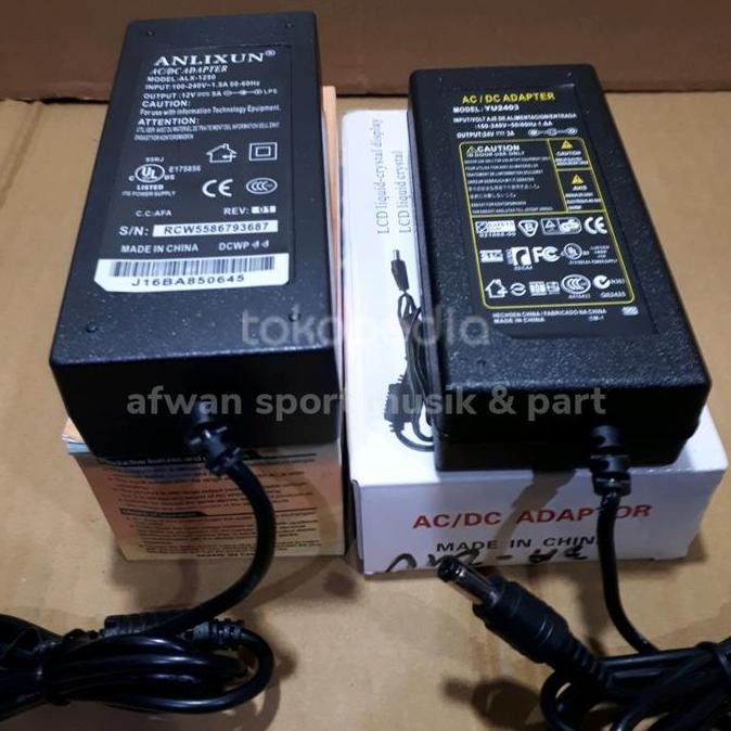 Adaptor /Power Supply 12 ~ 24 Volt / 2 ~ 5 Ampere .