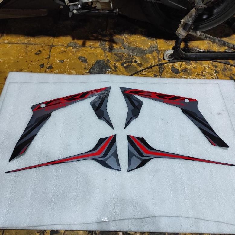 stiker stripping striping decal graphic Honda CRF150 CRF150L CRF 150 L hitam jok merah 2019 2020 202