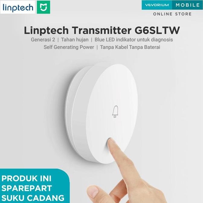 Sparepart Transmitter G6Sltw Xiaomi Mi Home Linptech Doorbell