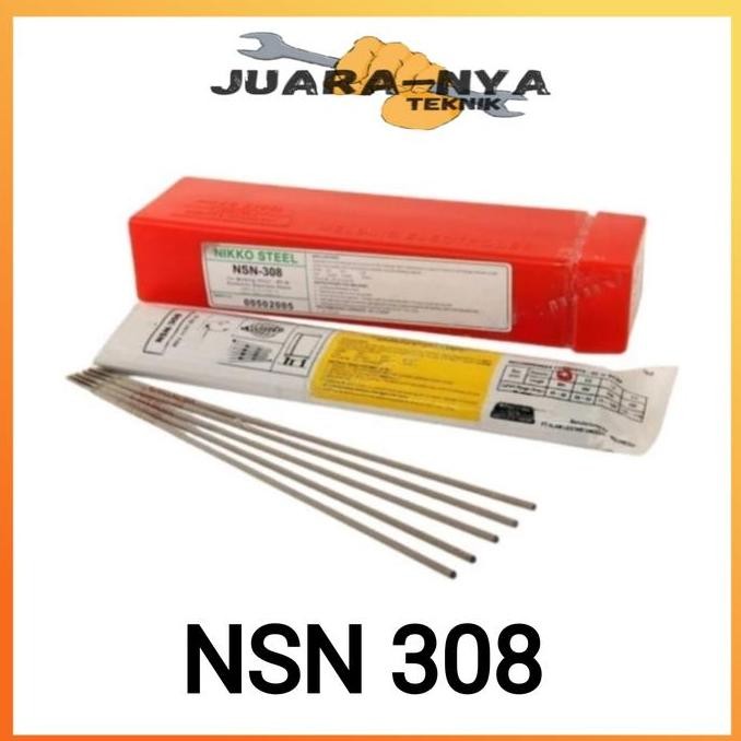 NIKKO NSN-308 Stainless Kawat Las 2.0mm 2mm Kawat Las Stainles 308