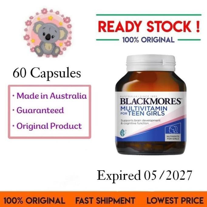 Blackmores Multivitamin Multi Vitamin Teen Girl Remaja Perempuan