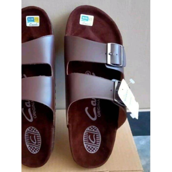 PROMO Sendal Carvil Pria 2022/ Sandal Kulit terbaru / Sandal Kulit Carvil Pria Terlaris / sandal slo