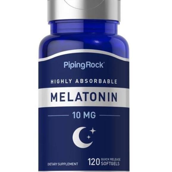 Pipingrock Melatonin 10 mg isi 120 softgels