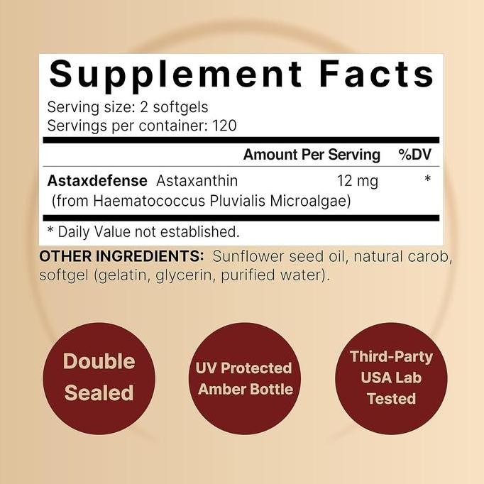 Naturebell Astaxanthin 12mg 240 Softgels