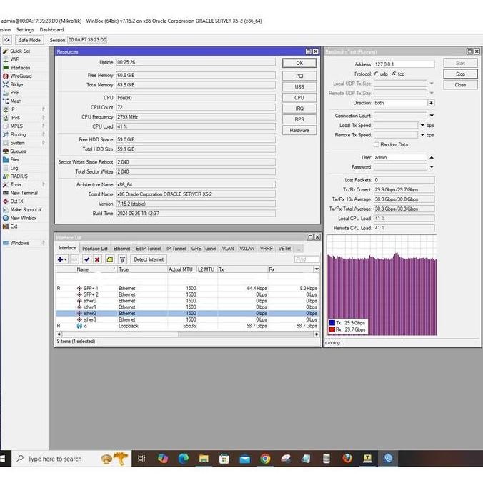Mikrotik X86 72Ore Intel Xeon New Stok