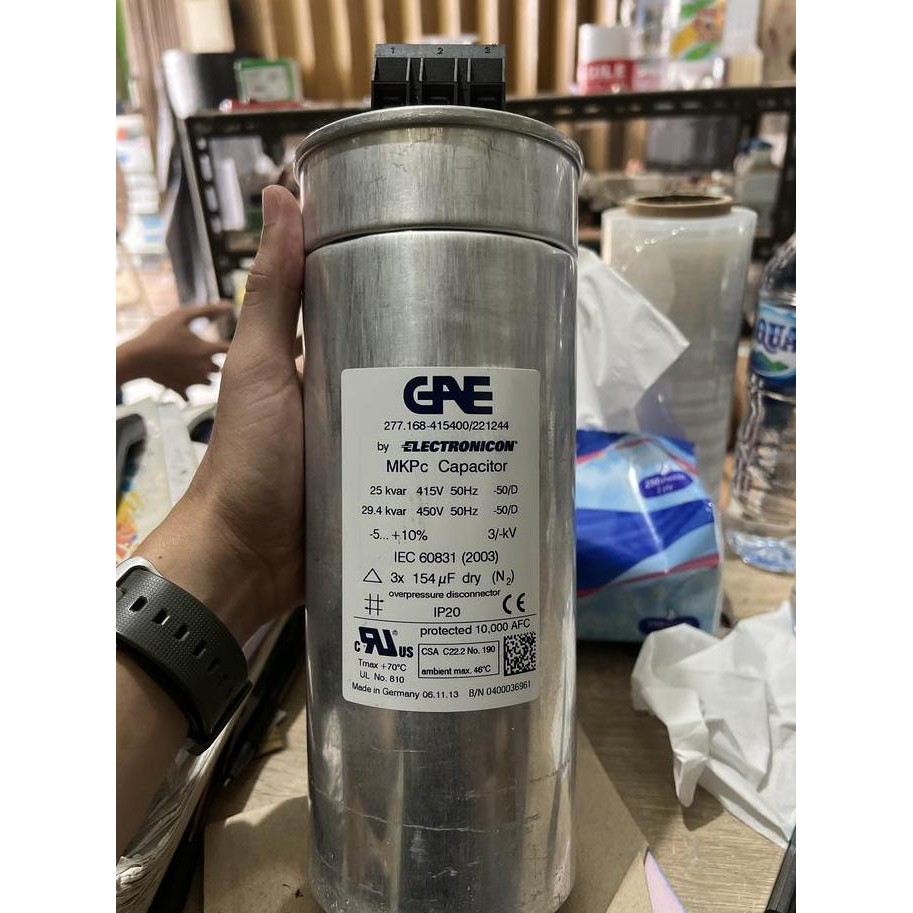 TERBARU - kapasitor 25 kvar gae 415V