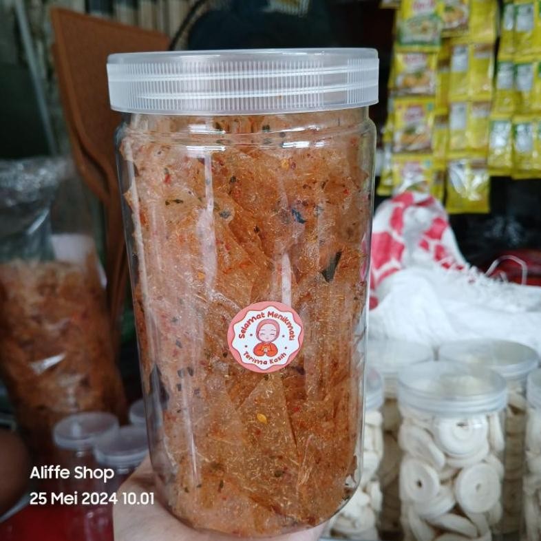 

1 toples kripik kaca pedas 150 gram