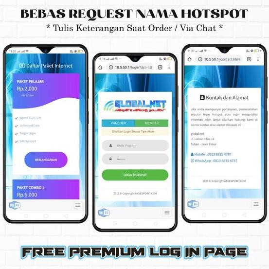 Paket Alat Usaha Wifi Hotspot Rt Rw Net Sistem Voucher Unlimited User New Stok